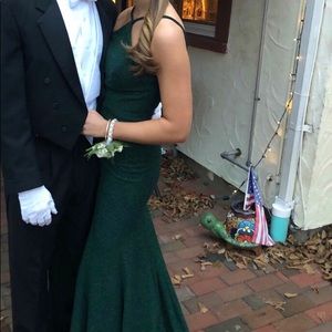 Green prom dress